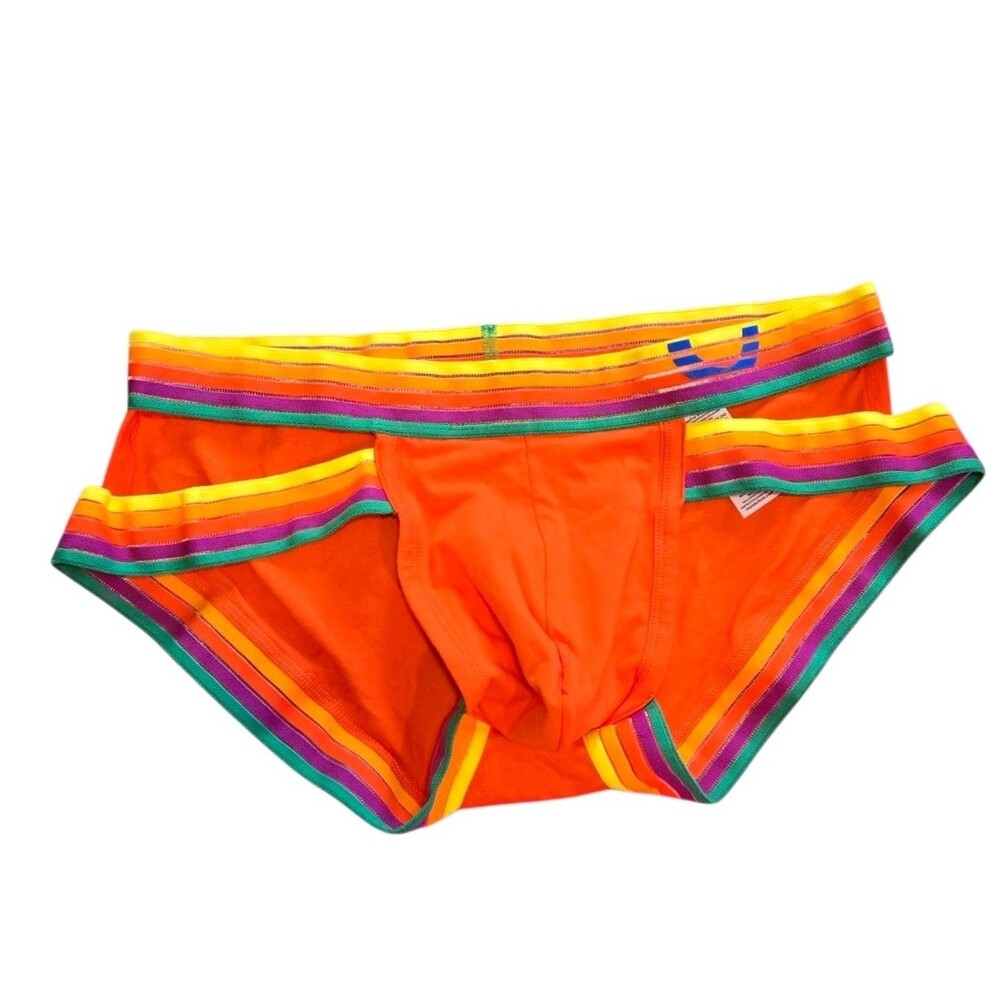 Rounderbum Rainbow Rush Lift Holster Mens Large Briefs Lot of 3 Multicolor - Picture 4 of 12